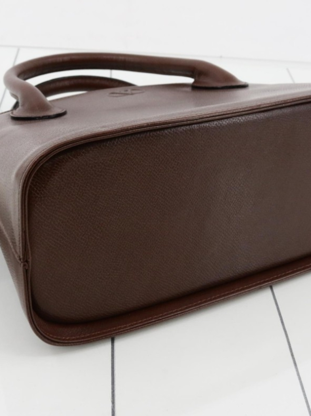 Valentino Garavani Dark Brown Leather Satchel - Picture 4 of 11